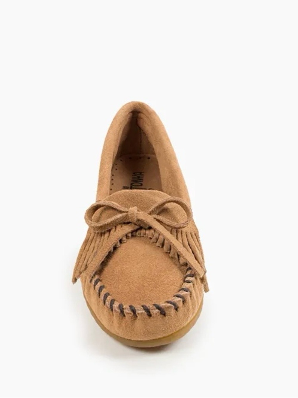 Minnetonka Kilty Hardsole Leather Sz 6.5
